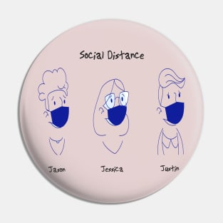 Social distance Pin