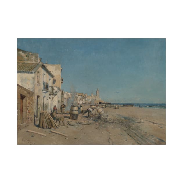 Sitges by Juan Roig y Soler by Classic Art Stall