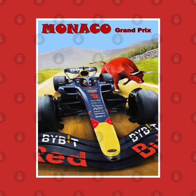 Monaco Grand Prix Auto Road Racing Print by posterbobs