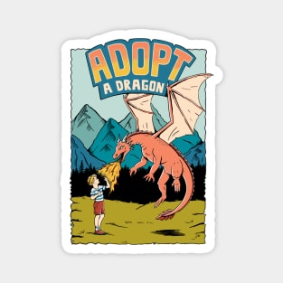 Adopt a dragon Magnet