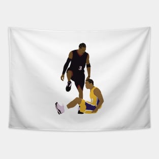 Allen Iverson steps over Tyronn Lue Tapestry