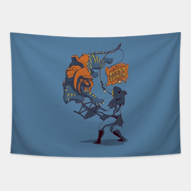 beast tamer Tapestry by Verso