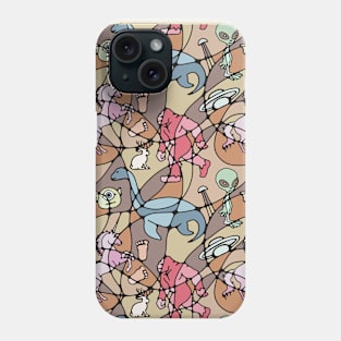 Mythical Creatures Stained Glass Phone Case