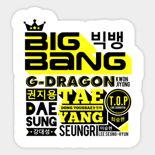 Bigbang Stickers Teepublic