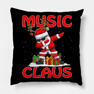 Music Santa Claus Reindeer Christmas Matching Costume Pillow