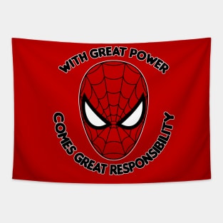 With Great Power Comes Great Responsibility Tapestry