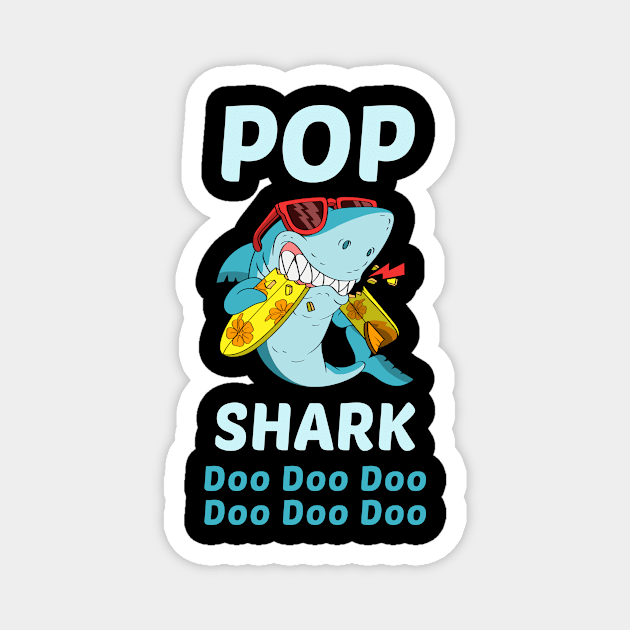 Family Shark 1 POP Magnet by blakelan128