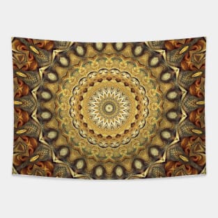 Flower Of Life Mandala (Nature's Enthusiasm) Tapestry