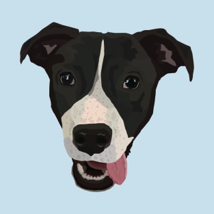 Cute Dog with Tongue Hanging Out T-Shirt