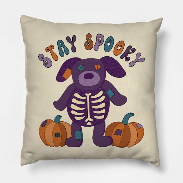 Stay Spooky Pillow by Alissa Carin