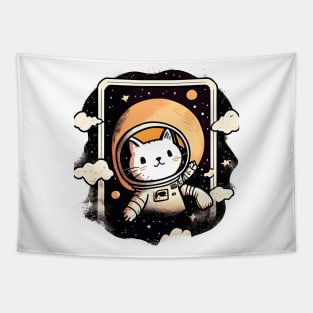 Cat Astronaut, Space Kitty, Catronaut - Love Cats Tapestry