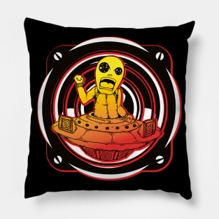 DJ Alien Rave Vinyl Pillow