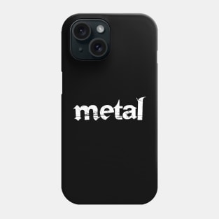 metal logo Phone Case