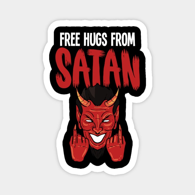 Satan Free Hugs - For the dark side Magnet by RocketUpload