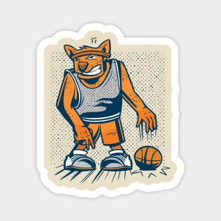 Basketball Dog Magnet