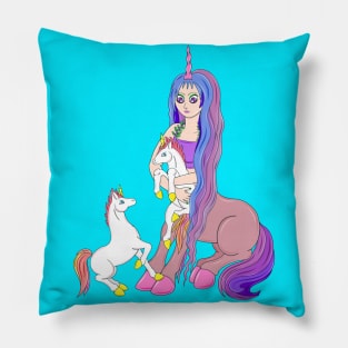 Centaur and Unicorns Pillow