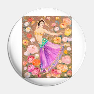 Dancer in Flowers Pin