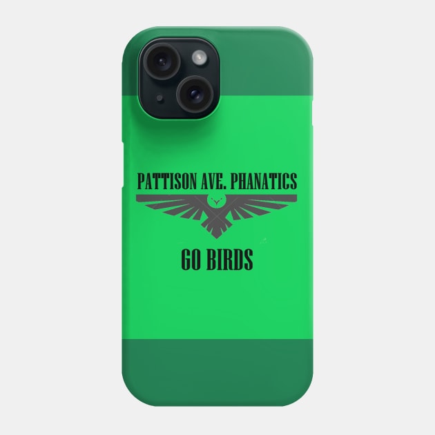 Eagles Logo Pattison Ave. Phanatics Phone Case by PattisonAvePhanatics