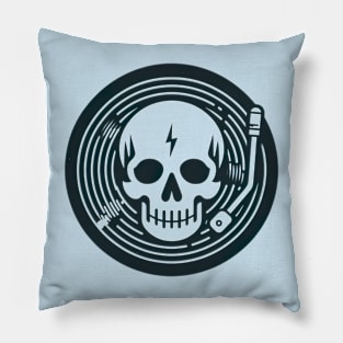 Death on Vinyl Pillow