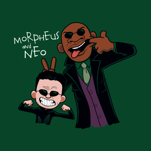 Morpheus and Neo by jasesa