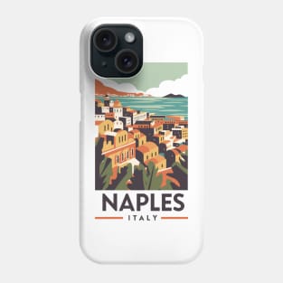 A Vintage Travel Art of Naples - Italy Phone Case