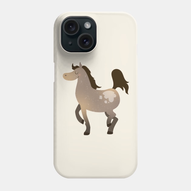 Animal Alphabet H - Horse Phone Case by CrumbleCreations