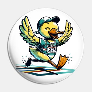 Marathon Duck: Quack the Track Pin