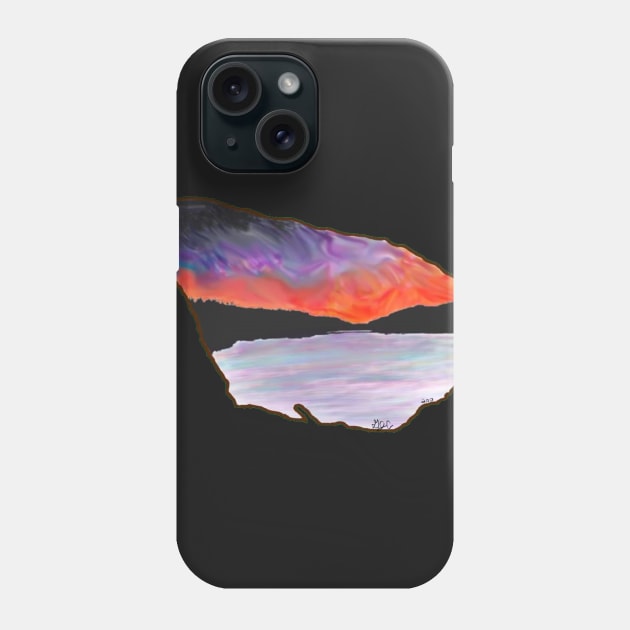 Sunset in Hood River Phone Case by ArtByGuntherJ