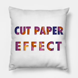 Cut Paper Effect Pillow