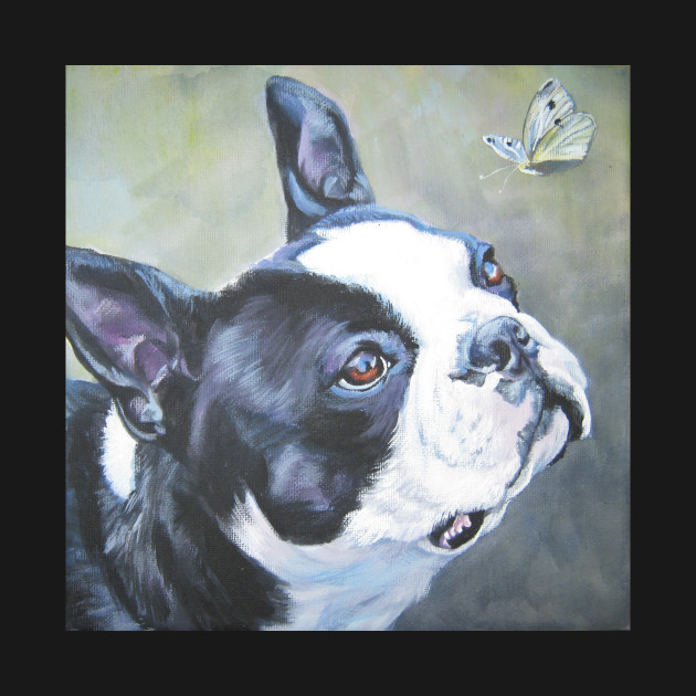 Discover Boston Terrier Fine Art Painting - Boston Terrier - T-Shirt