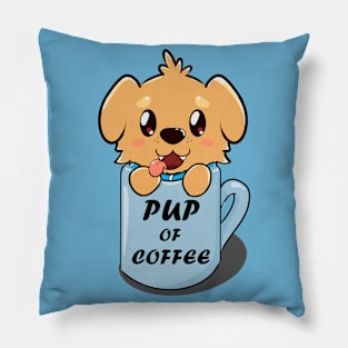 Pup of coffee Pillow