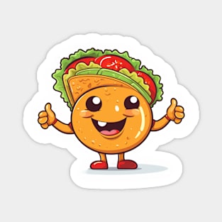 kawaii Taco cehees T-Shirt cute potatofood funny Magnet