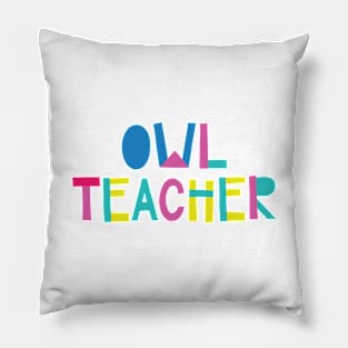 Owl Teacher Gift Idea Cute Back to School Pillow