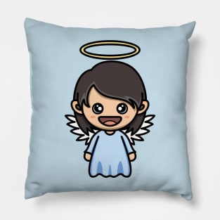 kawaii doodle cute angel Pillow