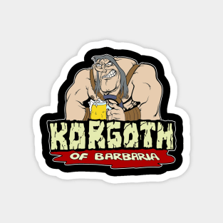 Korgoth (Black Print) Magnet