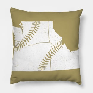 Pacific Northwest Baseball Pillow