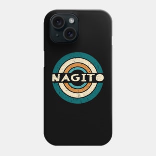 Retro Styles Nagito Name Birthday 70s 80s 90s Circle Phone Case