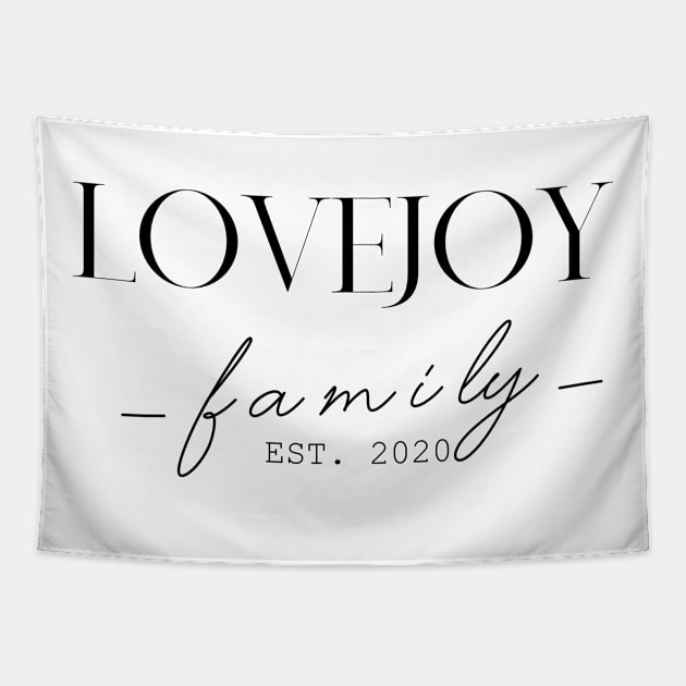 Lovejoy Family EST. 2020, Surname, Lovejoy Tapestry by ProvidenciaryArtist