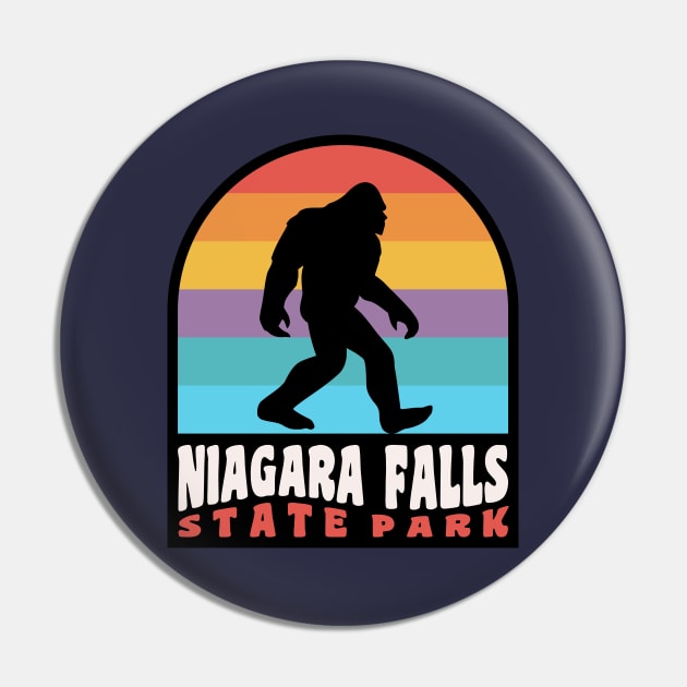 Niagara Falls Bigfoot Sasquatch State Park New York Pin by PodDesignShop