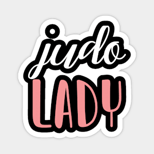 judo  lady - judo girl Magnet