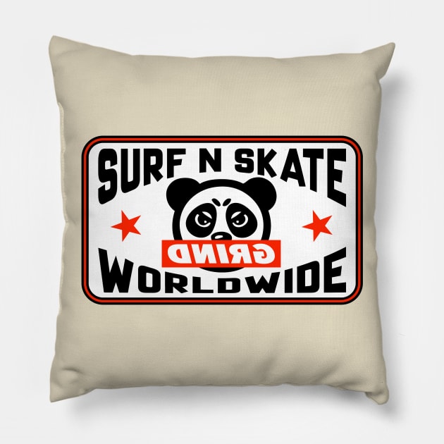 Grind Patch Patch Pillow by Digz