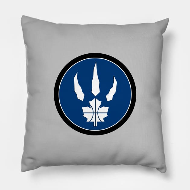 Raps - Leafs logo mashup Pillow by phneep