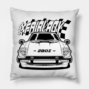 Fairlady 280Z - Black Print Pillow