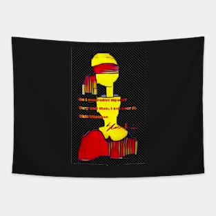 Mondrian Woman Tapestry