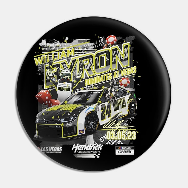 William Byron Race Winner Pin by art.Hamdan