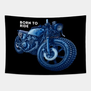 Born to Ride Motorcycle Tapestry