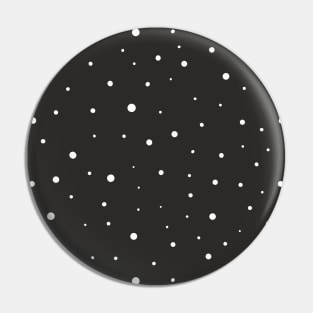 Dots black and white Pin