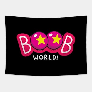 Boob World Tapestry