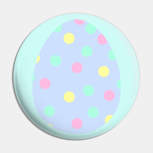 Easter egg lila with dots Pin by Crea Twinkles