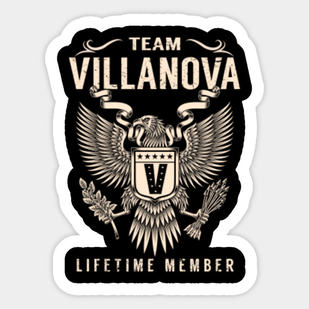 Team Villanova Lifetime Member Villanova Sticker Teepublic